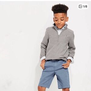 Vineyard Vines Boys Shep Shirt- Quarter-Zip Sweatshirt